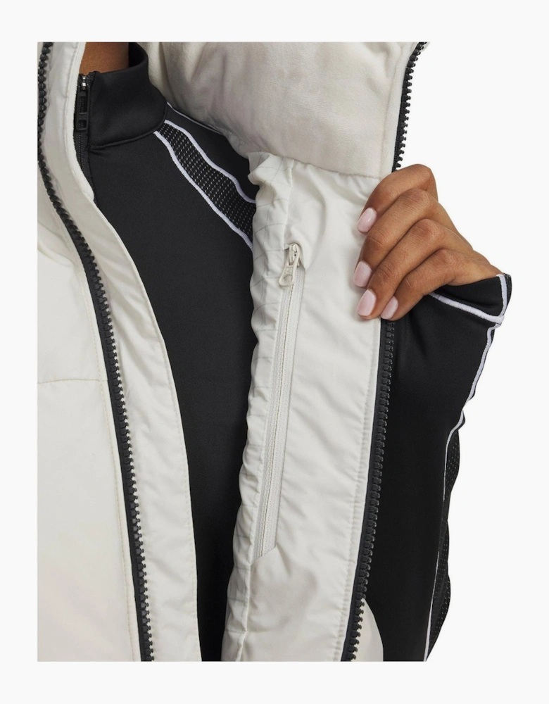 Limitless Solid Patterned Zipped Pocket Logo Badge Gilet