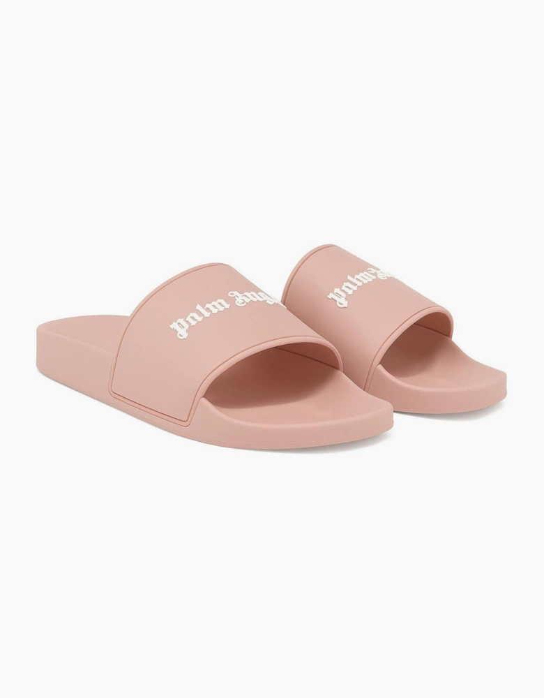 Womens Essential Logo Pool Sliders