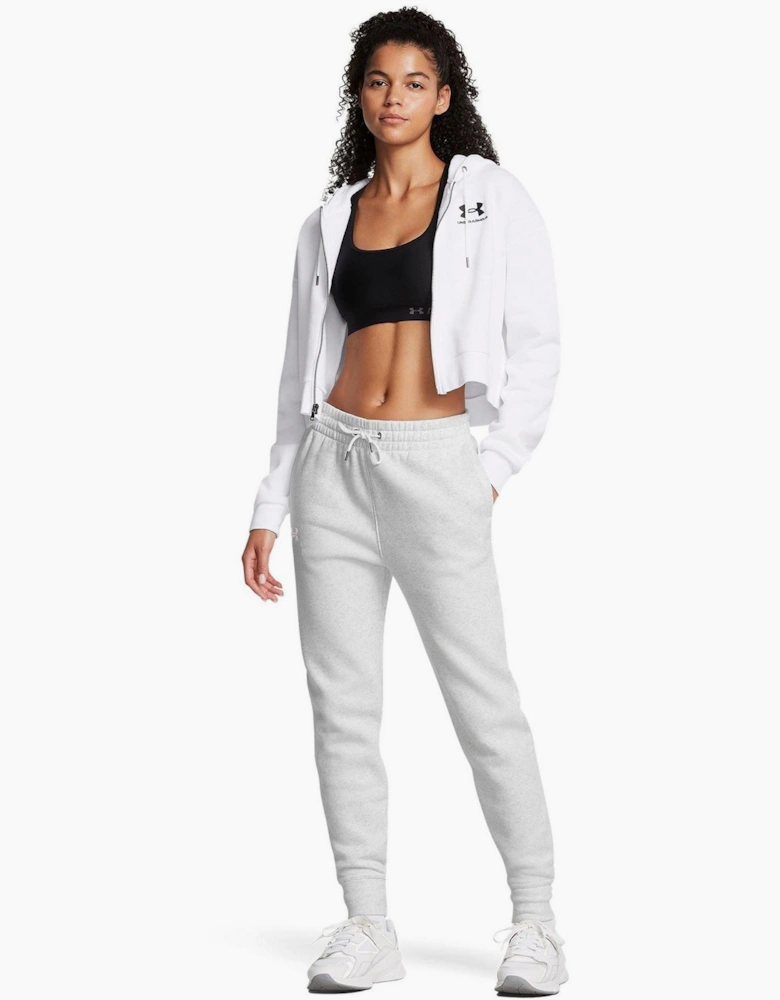 Icon High Rise Solid Patterned Slim Joggers