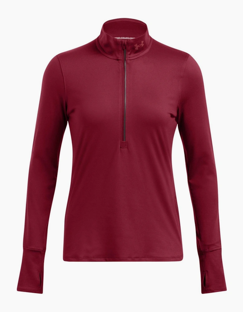 Launch Zip Neck Long Sleeve Slim Fit Tech Top