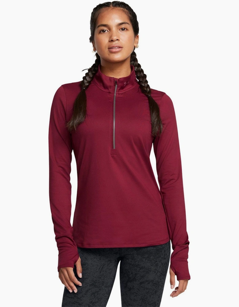 Launch Zip Neck Long Sleeve Slim Fit Tech Top