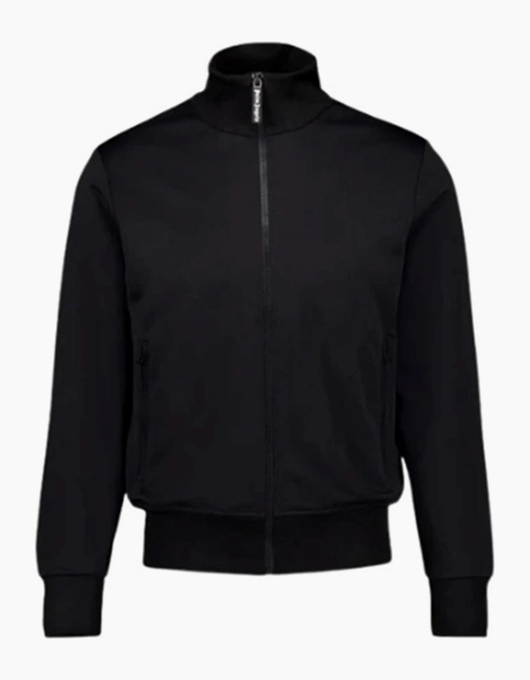 Palm Angels Men's Black Back Curved Logo Tracksuit Top - Size: Regular/36