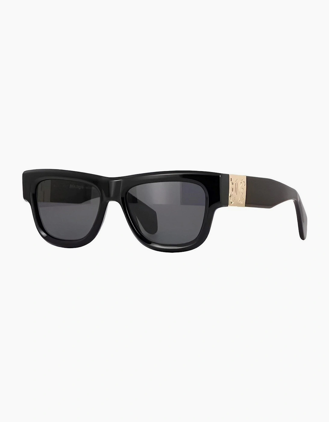 Palm Angels Men's Black Dark Grey Merrill Rectangle Sunglasses - Size One Size