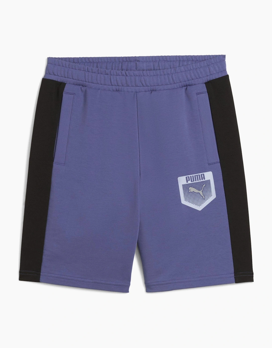 Puma Puma Boy's Active Sports Graphic Sweat Shorts with Elasticated Waistband - Navy