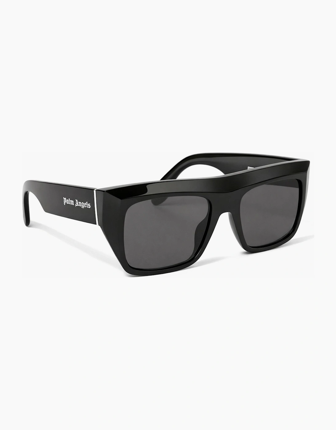 Palm Angels Men's Black Dark Grey Niland Rectangle Sunglasses - Size One Size