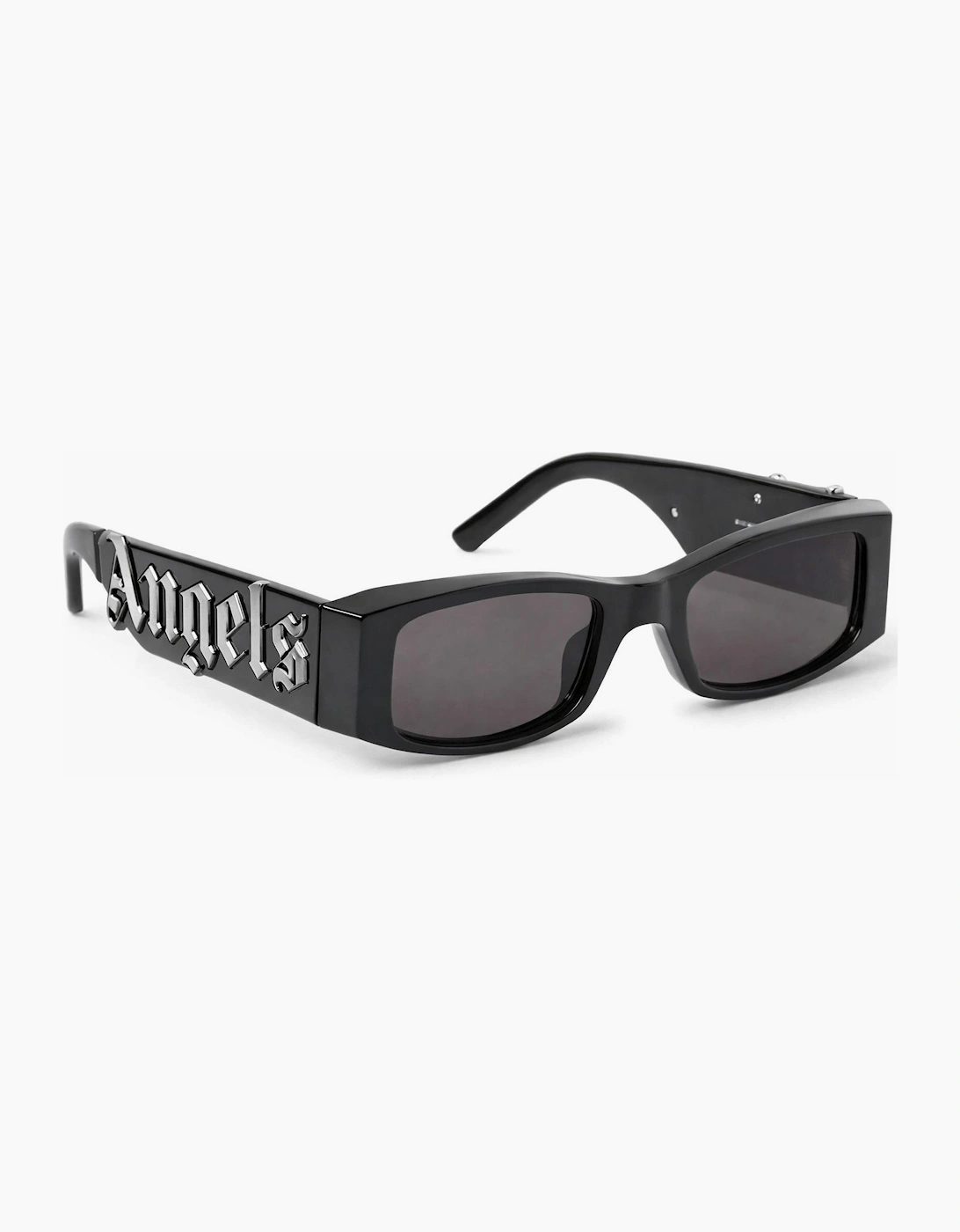 Palm Angels Men's Black Dark Grey Angel Rectangle Sunglasses - Size One Size