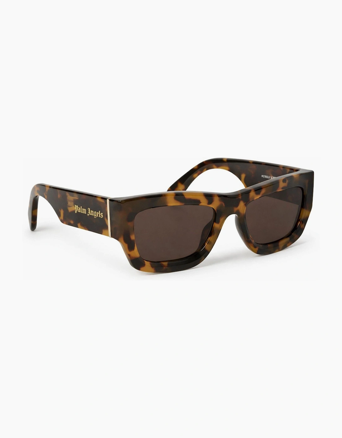 Palm Angels Men's Brown Auberry Rectangle Sunglasses - Size One Size