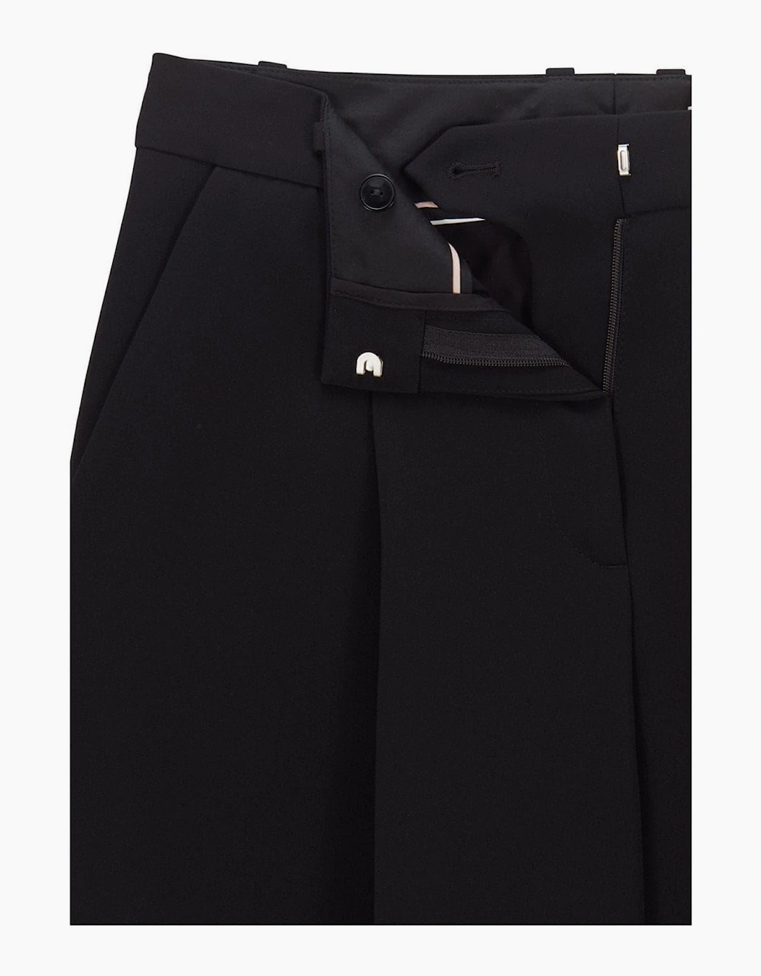 Tapana Solid Patterned Straight Trousers