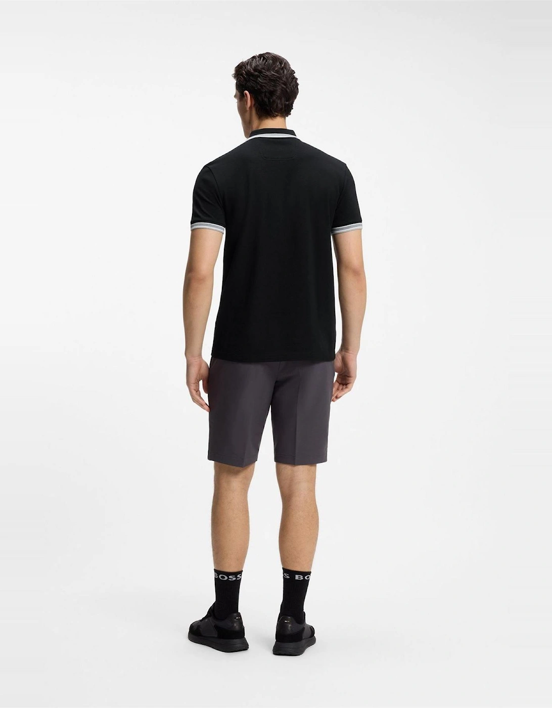 Green Paddy Polo Shirt With Contrast Tipping