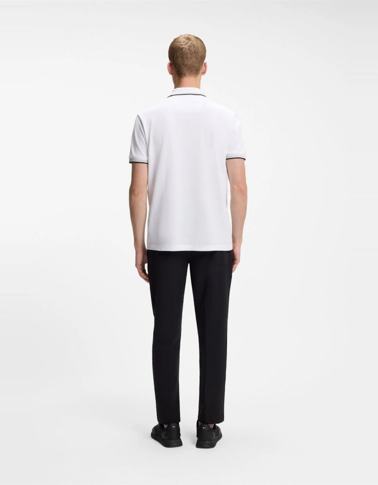 Green Paddy Polo Shirt With Contrast Tipping
