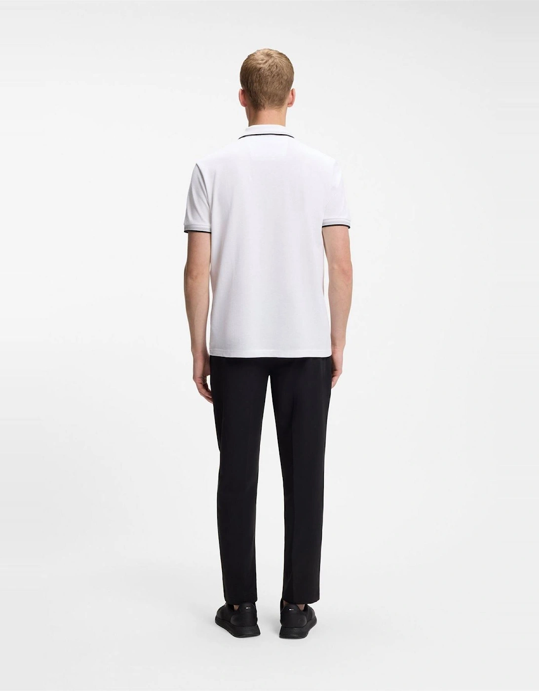 Green Paddy Polo Shirt With Contrast Tipping