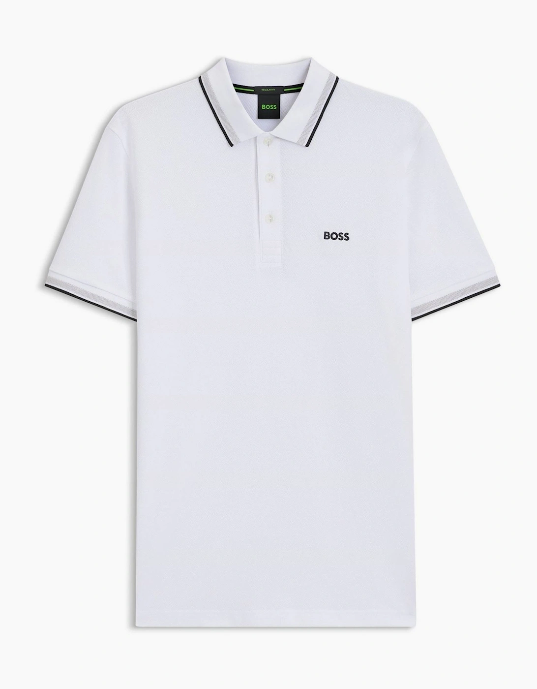 Green Paddy Polo Shirt With Contrast Tipping, 6 of 5