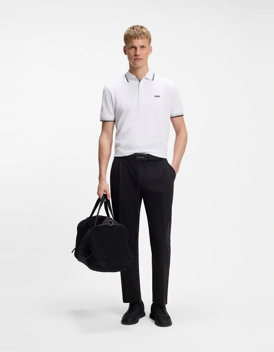 Green Paddy Polo Shirt With Contrast Tipping
