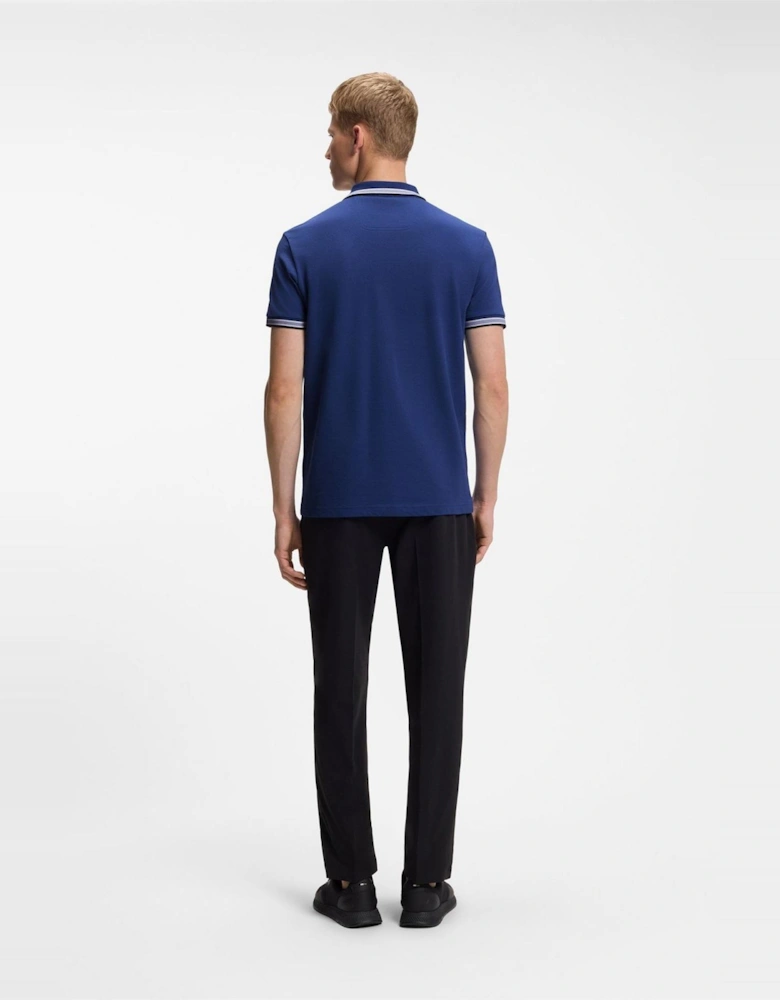 Green Paddy Polo Shirt With Contrast Tipping