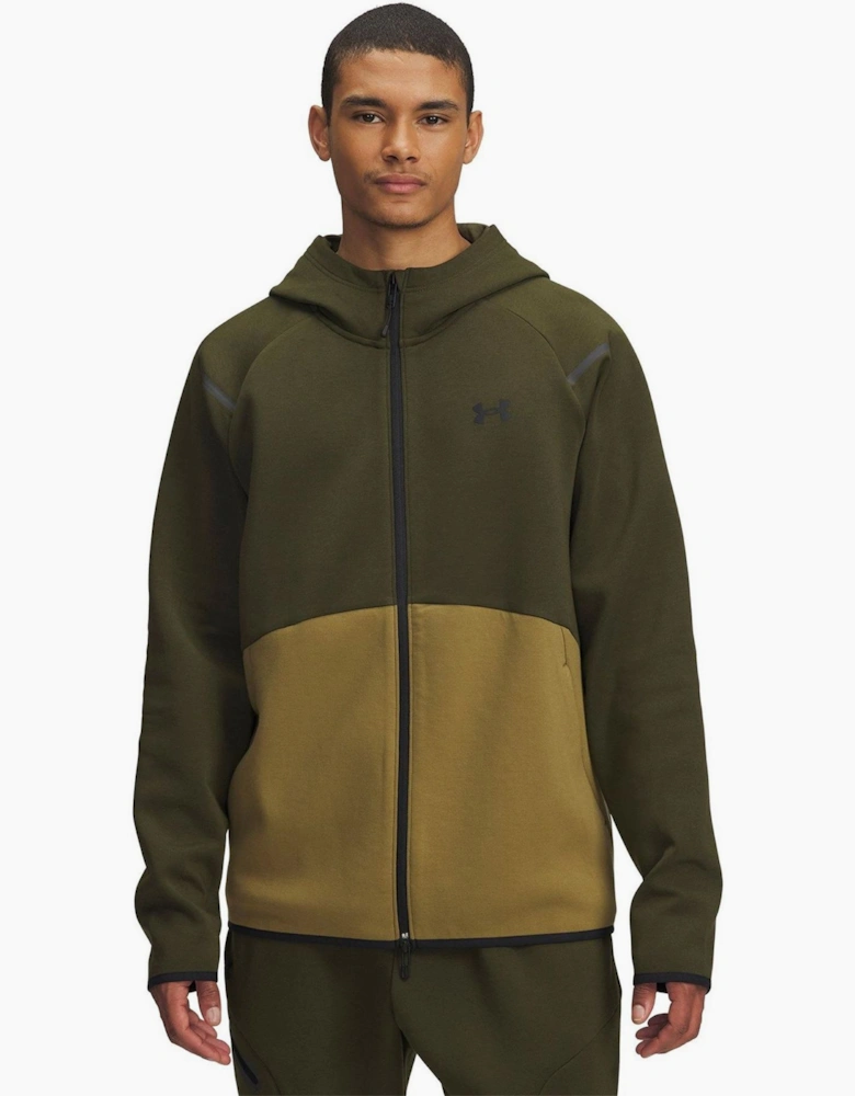 Unstoppable Hooded Ribbed Cuff Sweat Jacket