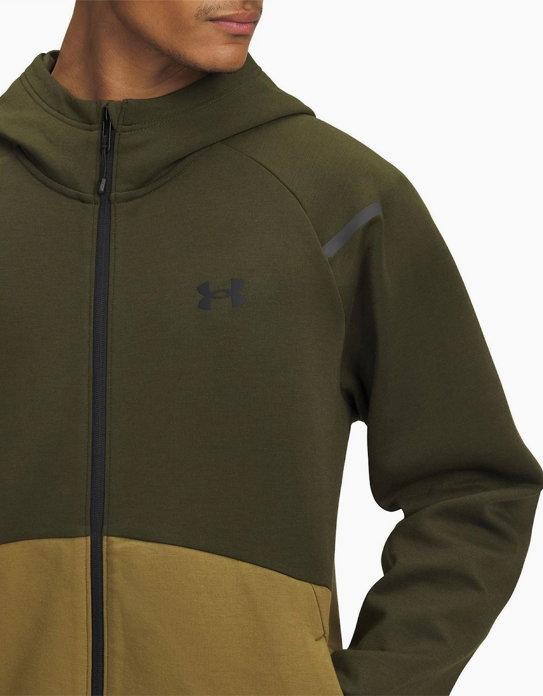 Unstoppable Hooded Ribbed Cuff Sweat Jacket