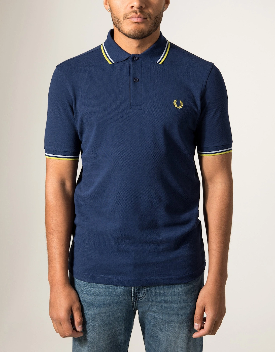 Regular Fit Twin Tipped Fred Perry Polo Shirt