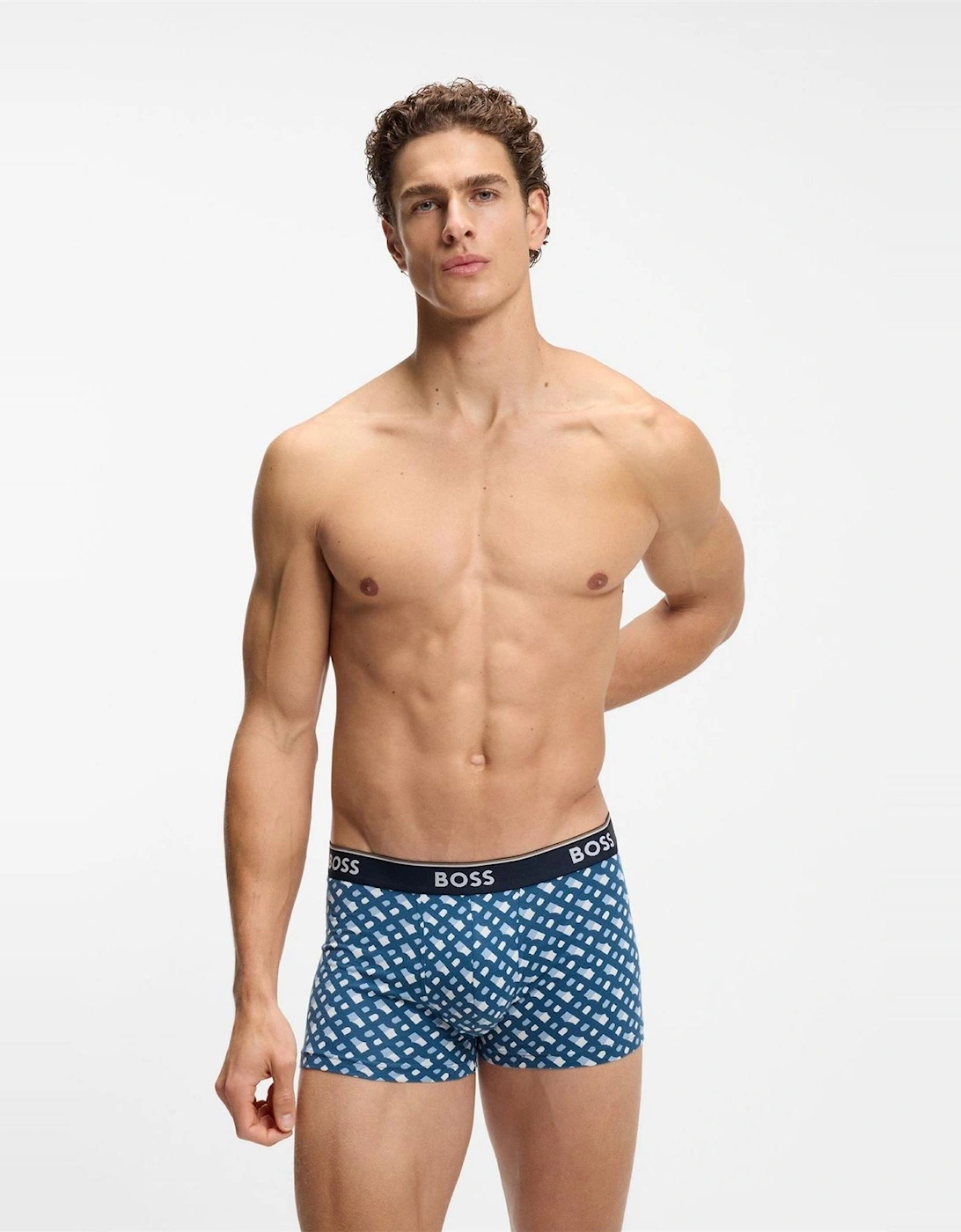 Bodywear 3 Pack Boxer Shorts with Logo Detail