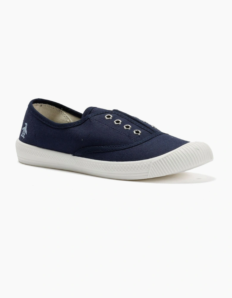 Penguin Anita Canvas Women's Navy Pumps