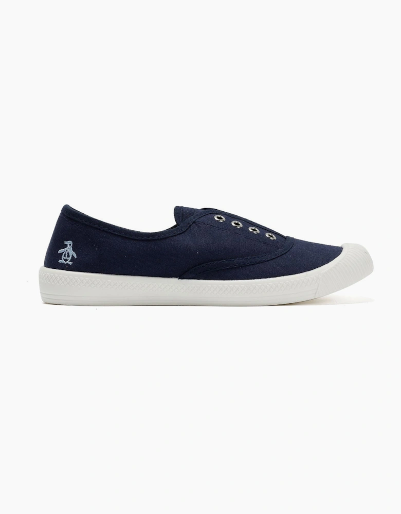 Penguin Anita Canvas Women's Navy Pumps
