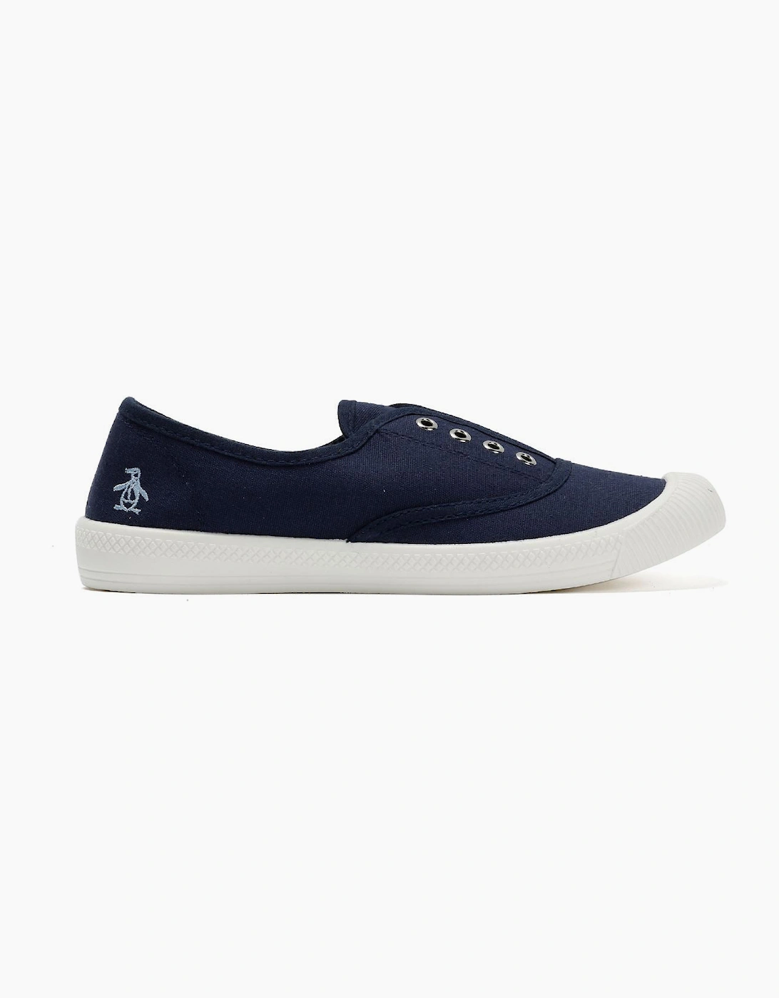 Penguin Anita Canvas Women's Navy Pumps