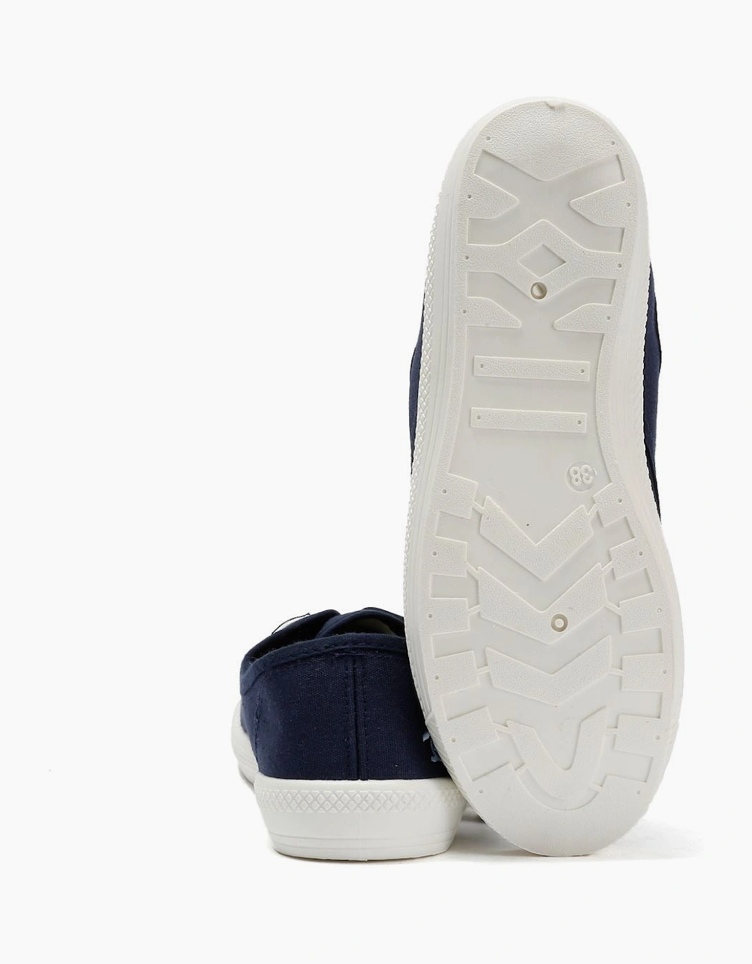 Penguin Anita Canvas Women's Navy Pumps