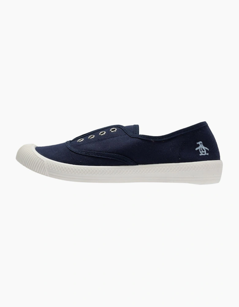 Penguin Anita Canvas Women's Navy Pumps
