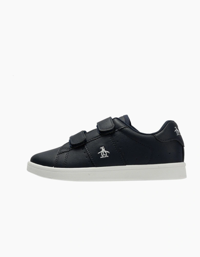 Penguin Junior Marble Navy Trainers