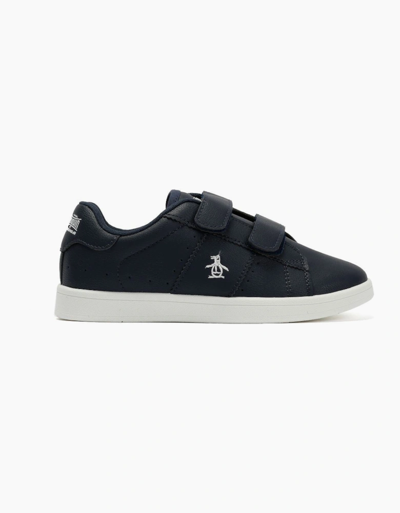 Penguin Junior Marble Navy Trainers