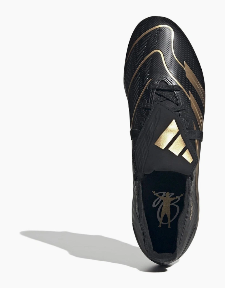 Predator League Fold Over Tongue Firm Ground Football Boots