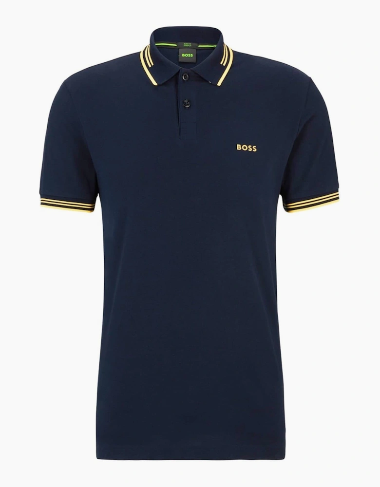 Hbg Paul Polo Contrast Striped Trim Shirt