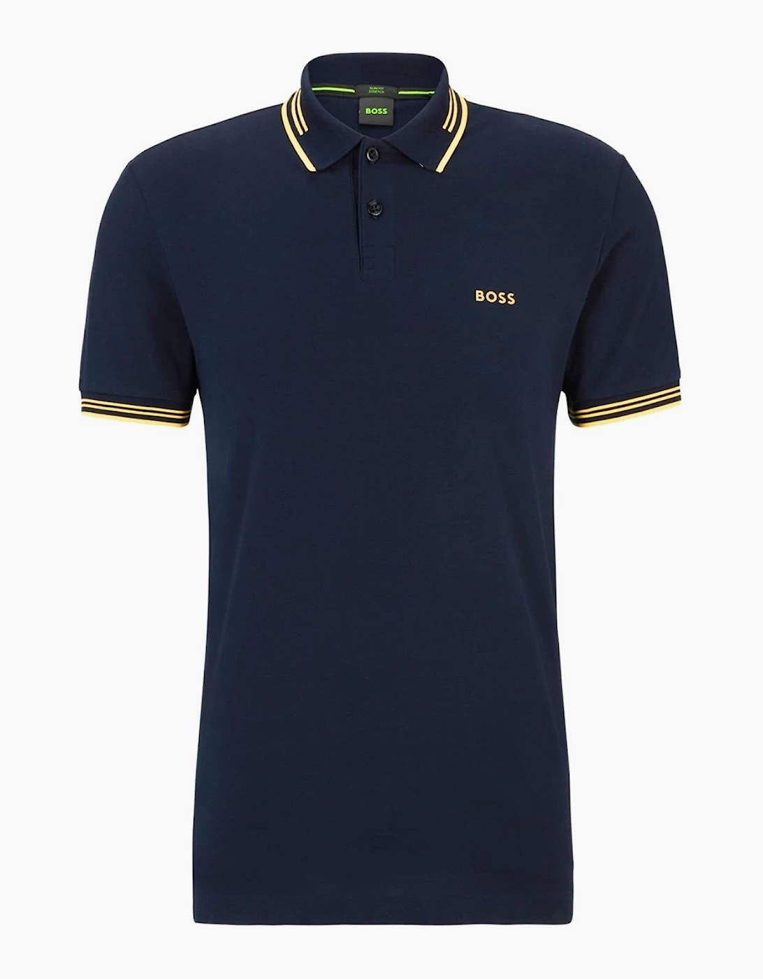 Hbg Paul Polo Contrast Striped Trim Shirt