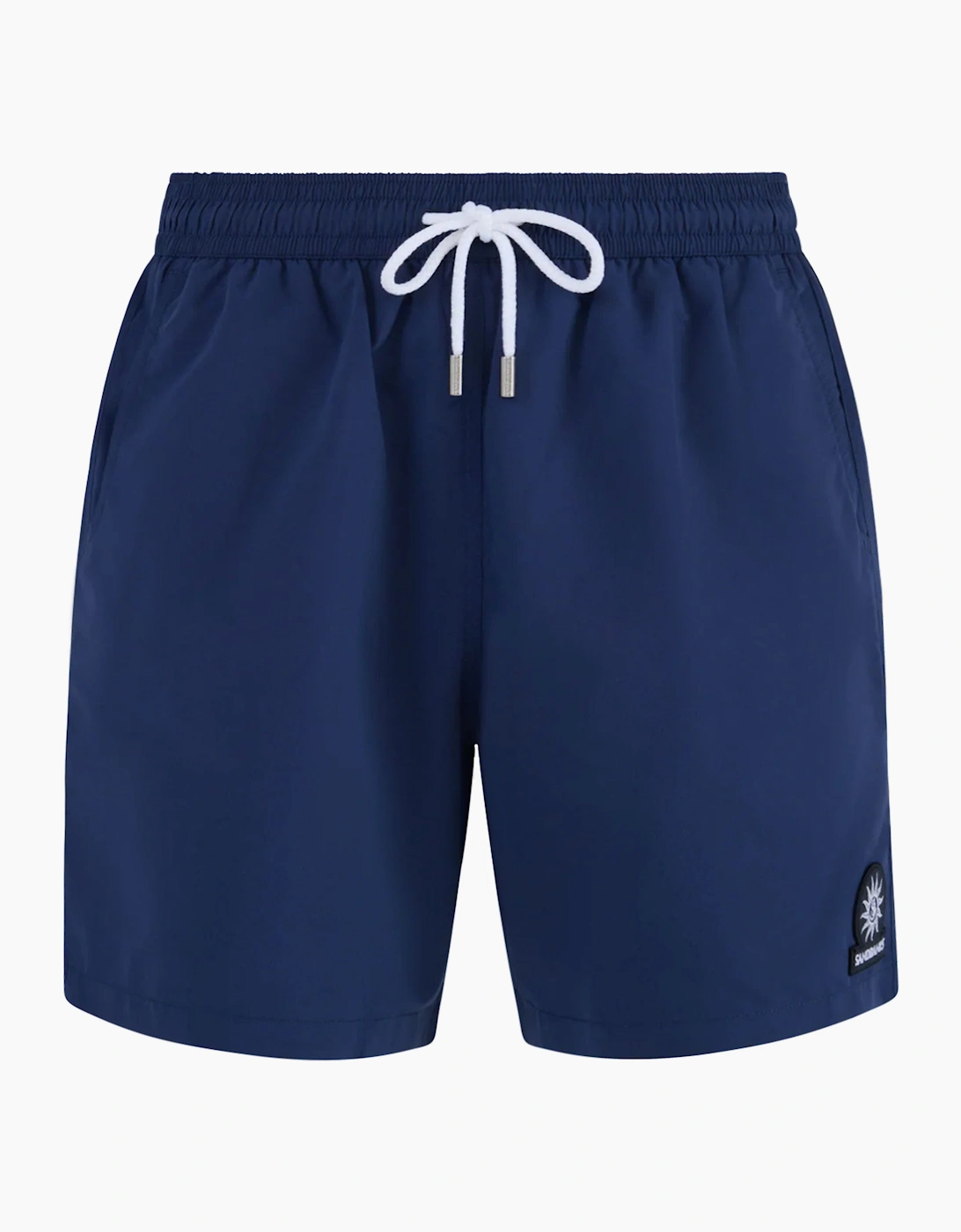 SANDBANKS BADGE LOGO SWIM SHORT NAVY, 5 of 4