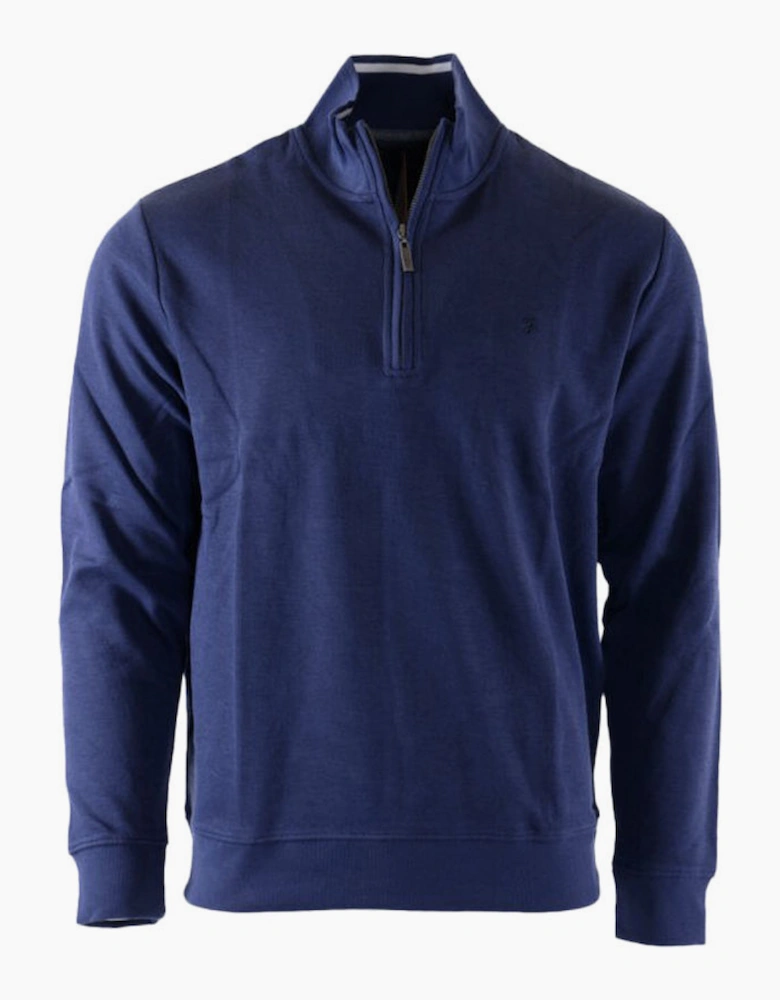 FARAH Mens Winter Jumper Bomber Cotton