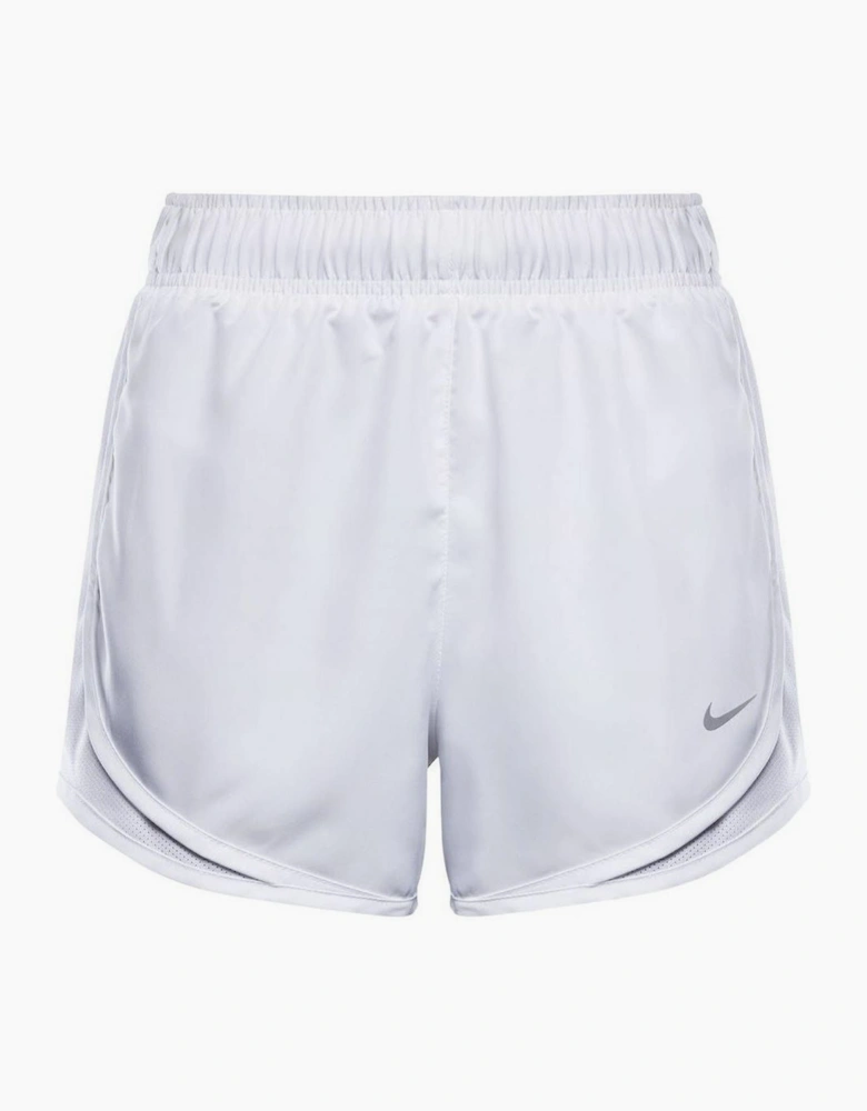 Womens Dri FIT Mid Rise Brief Lined Running Shorts
