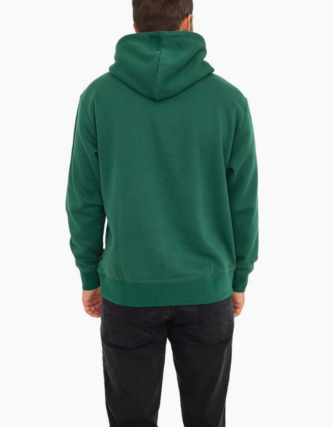 NIKE Mens Fleece Hoodie Green SB Court Logo Casual Hooded Pullover Sweatshirts