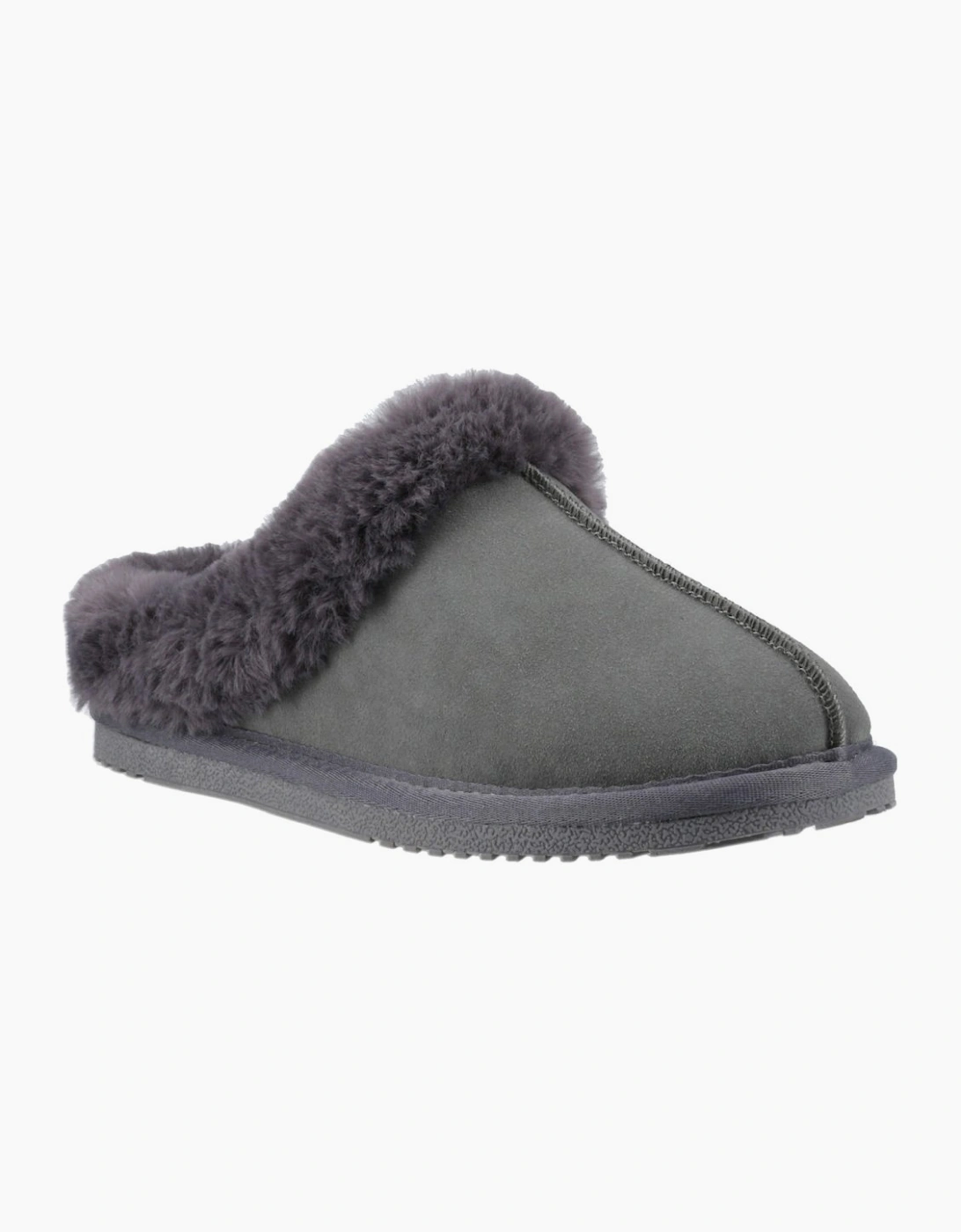 Hush Puppies Women's Grey Amara Slippers - Size 7