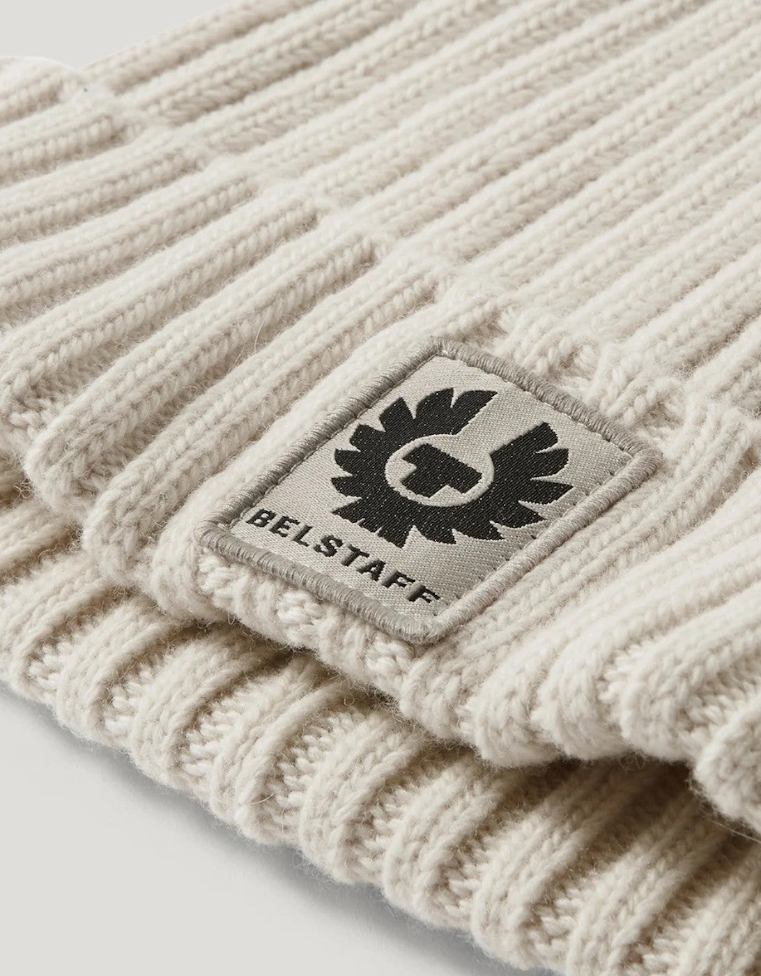 Belstaff Watch Beanie Hat Pale Stone