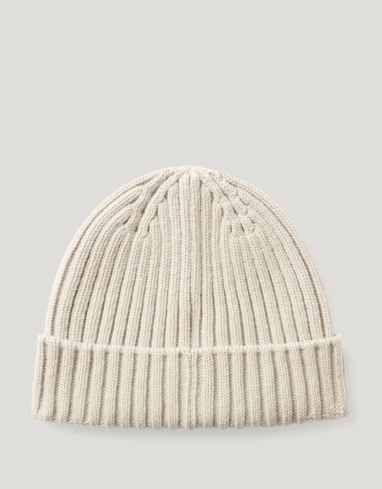 Belstaff Watch Beanie Hat Pale Stone