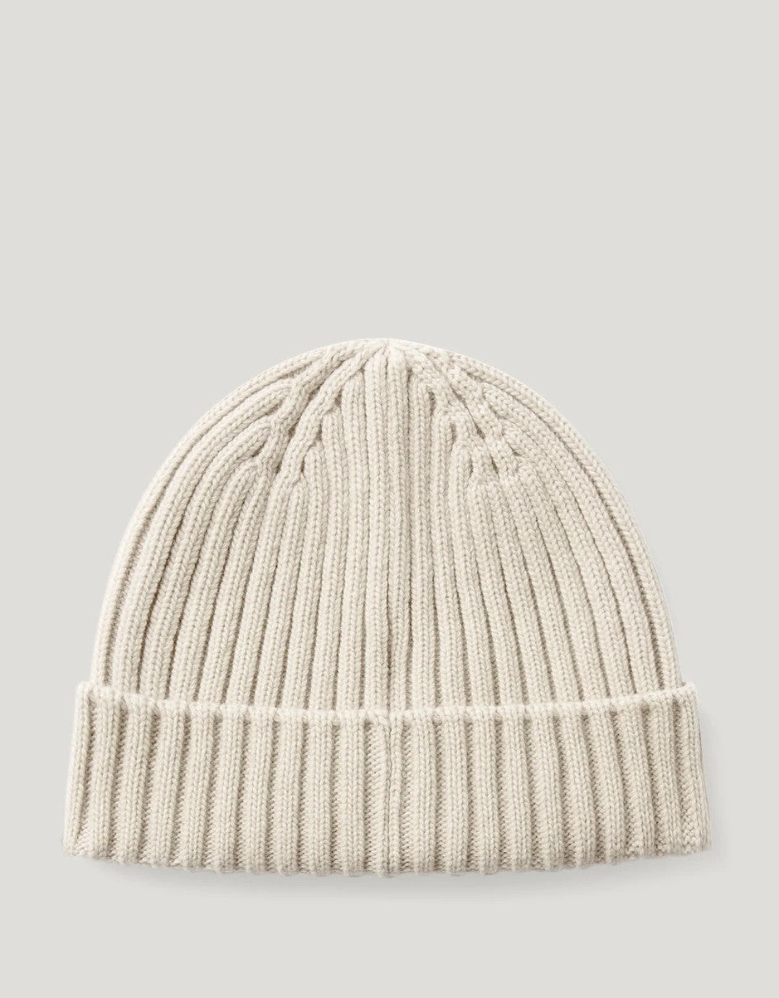 Belstaff Watch Beanie Hat Pale Stone