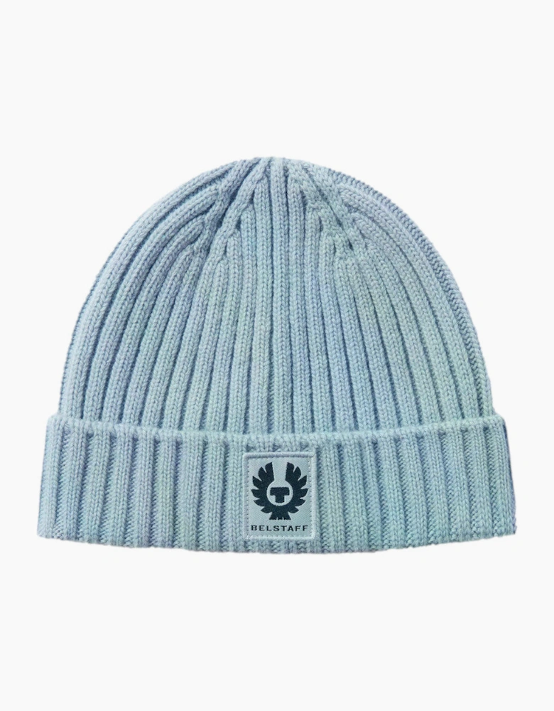 Belstaff Watch Beanie Hat Mist Blue