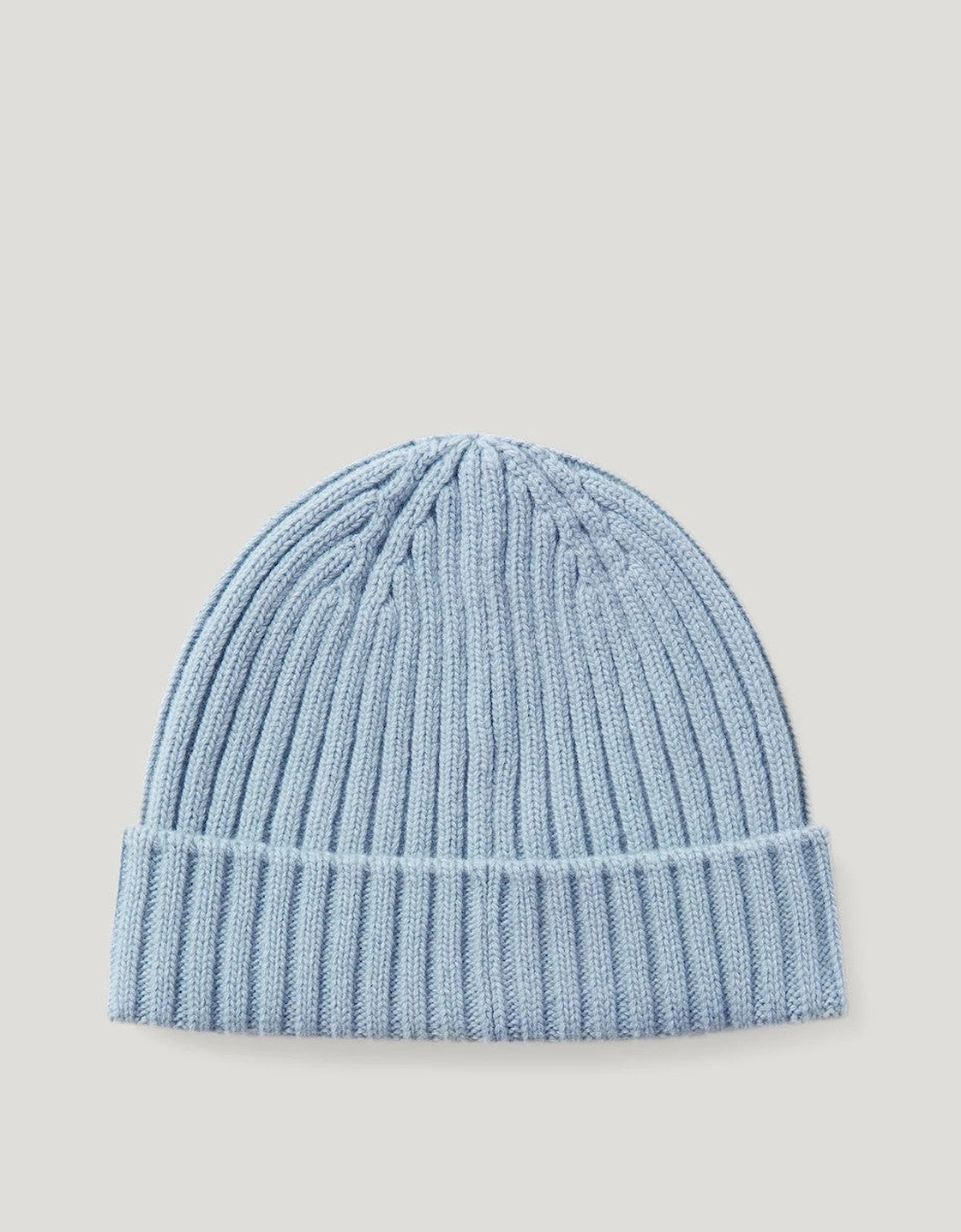 Belstaff Watch Beanie Hat Mist Blue