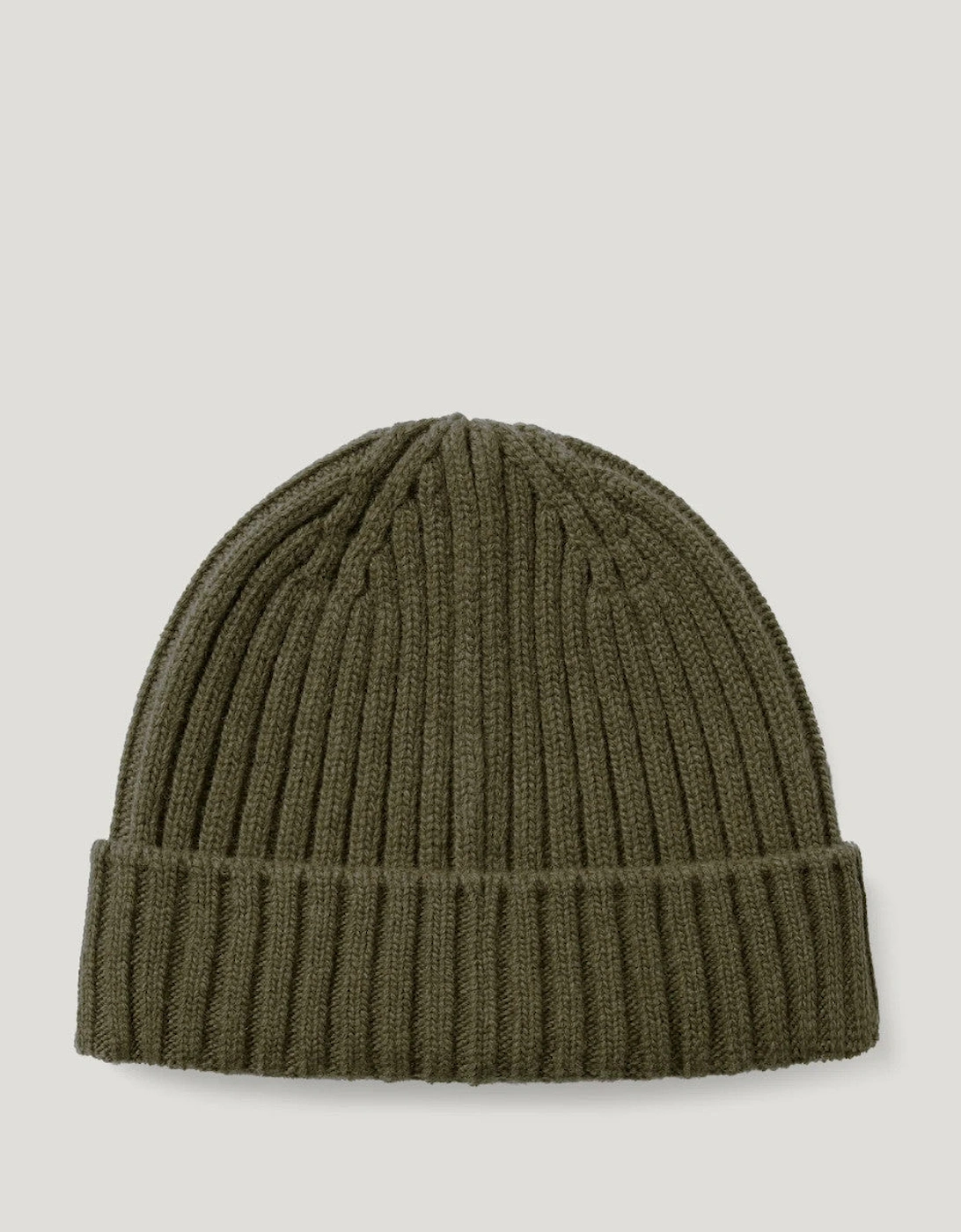 Belstaff Watch Beanie Hat Khaki Green