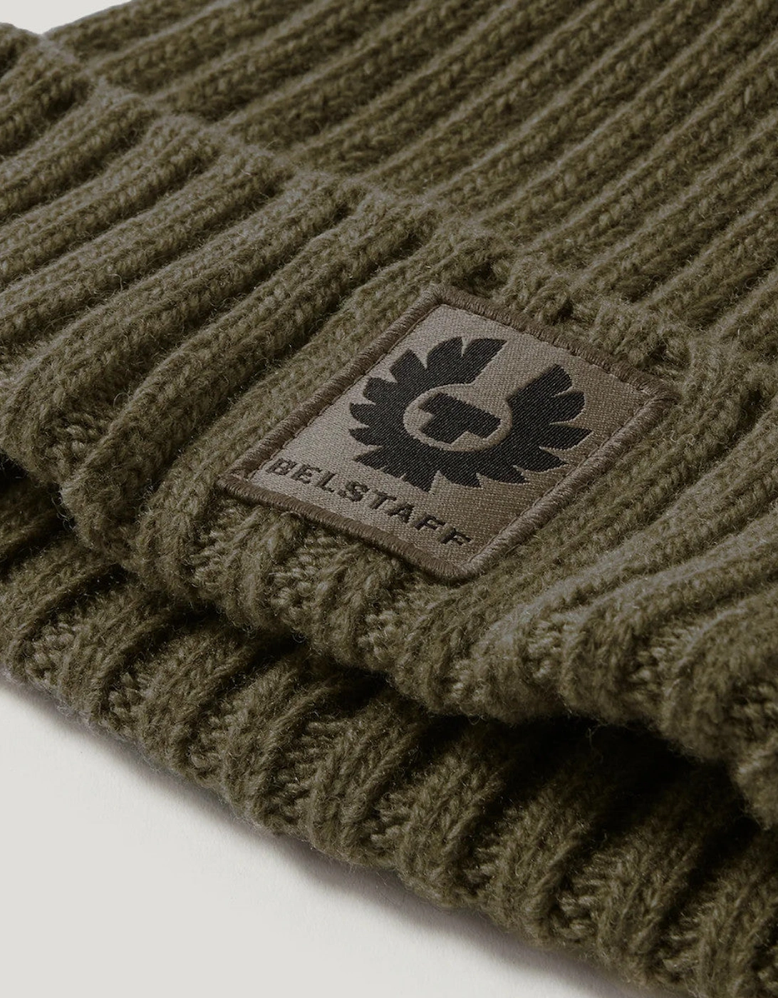Belstaff Watch Beanie Hat Khaki Green