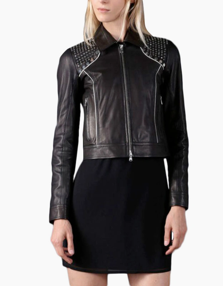 DIESEL Womens Jacket Metal Slim Fit Outwear Coat