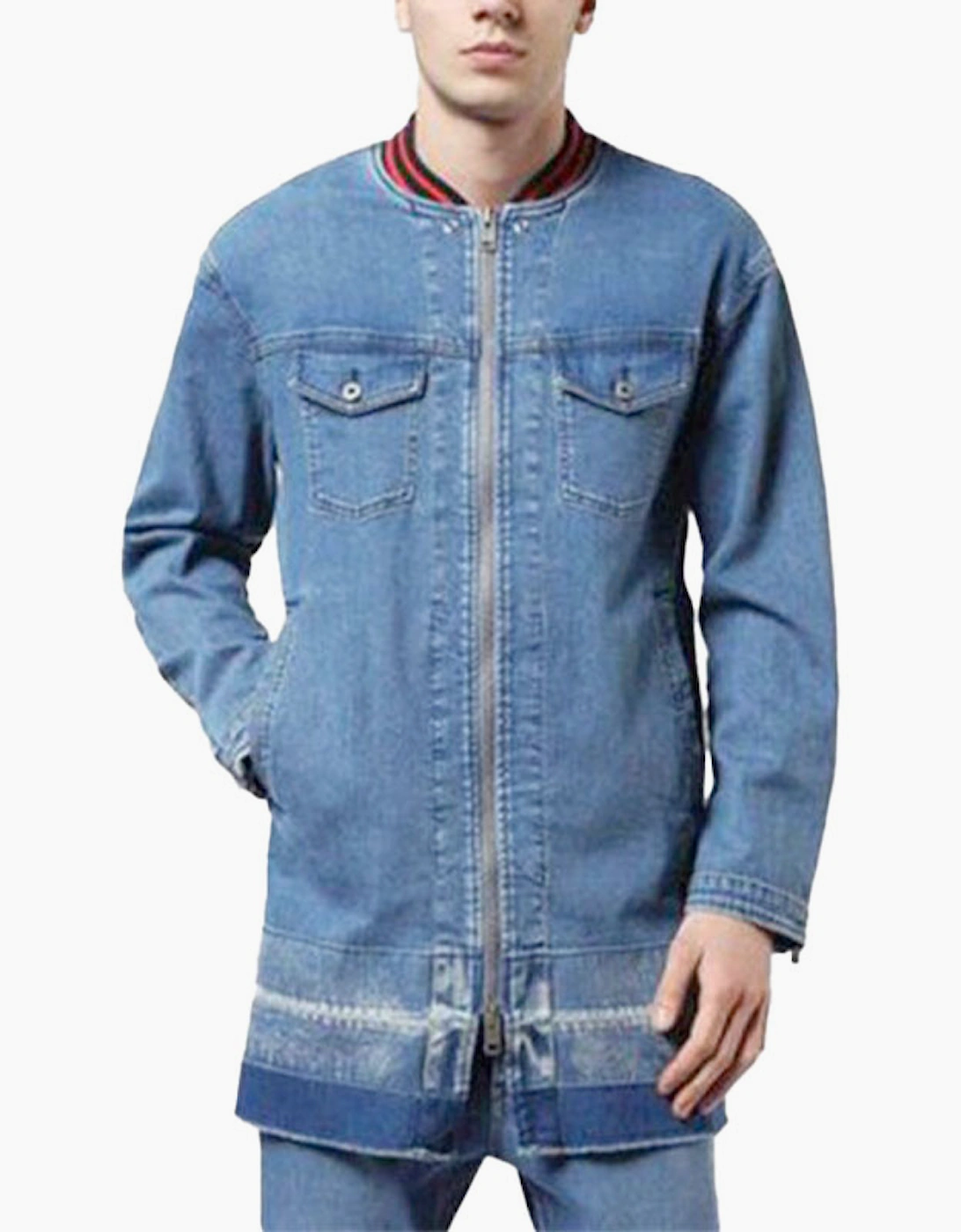 DIESEL Mens Jacket Denim Shirt Long Sleeve Top