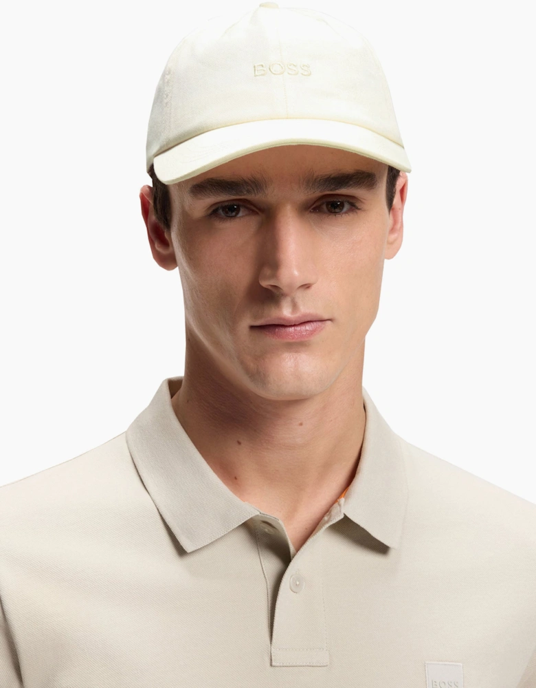 BOSS BLACK CONNECT CAP OPEN WHITE