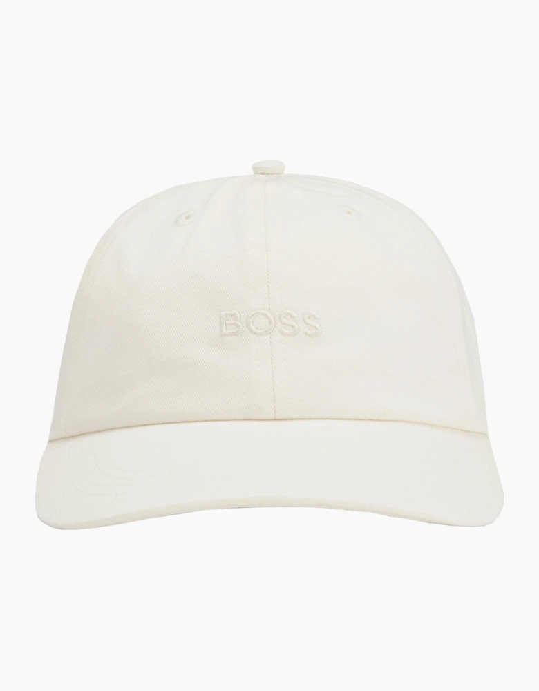 BOSS BLACK CONNECT CAP OPEN WHITE