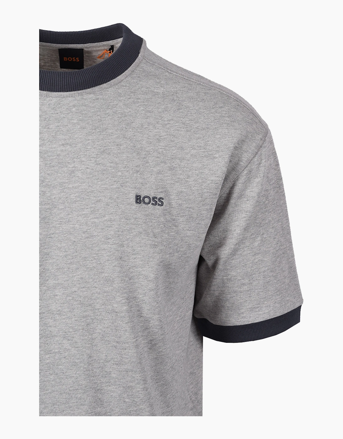 BOSS ORANGE TE_EDGE T-SHIRT OPEN GREY