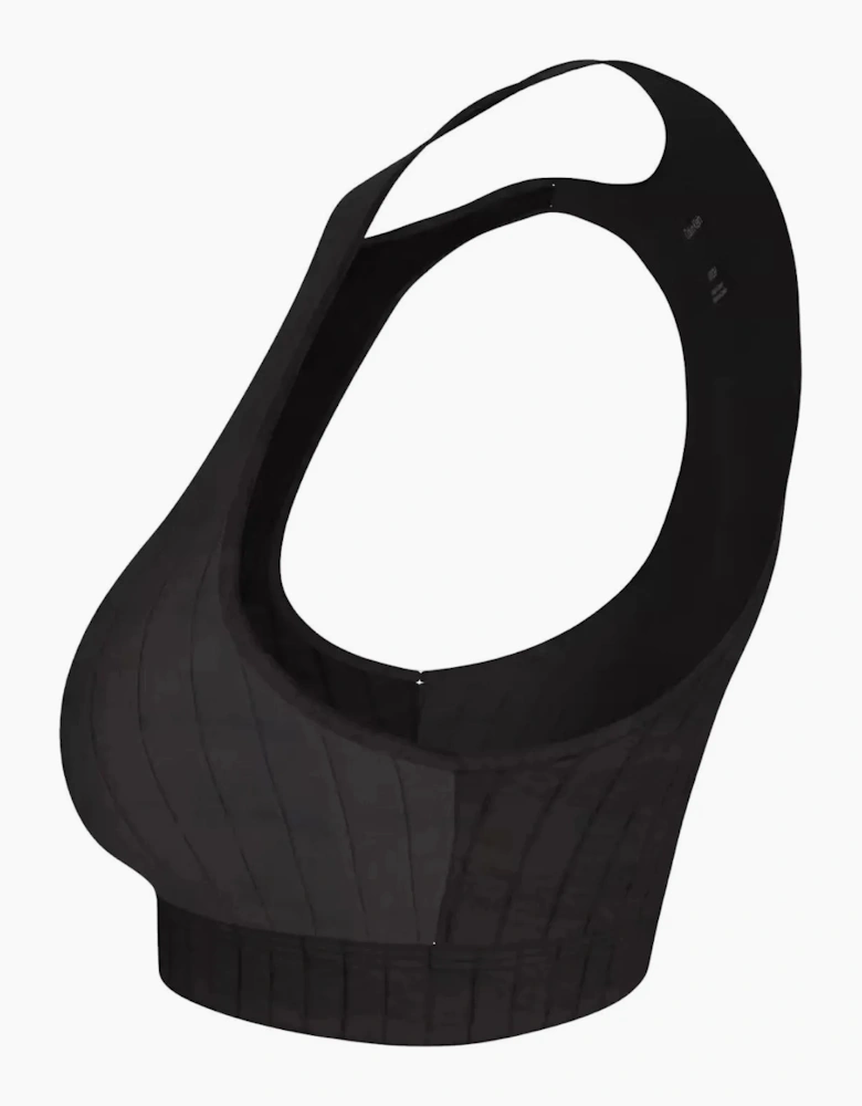 Heritage Athletic Cotton Unlined Bralette, Black